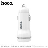  Auto lādētājs Hoco Z27A Staunch Quick Charge 3.0 (3.1A) white 